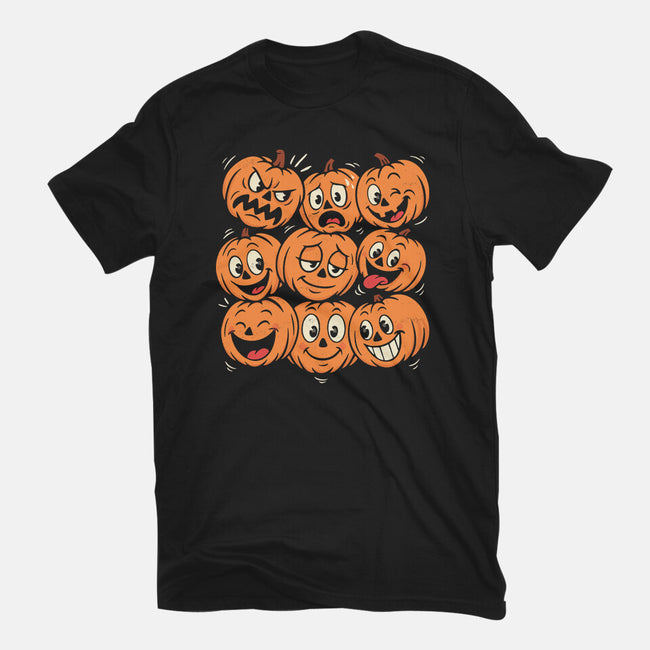 Pumpkim Doodle-Mens-Heavyweight-Tee-Marinho