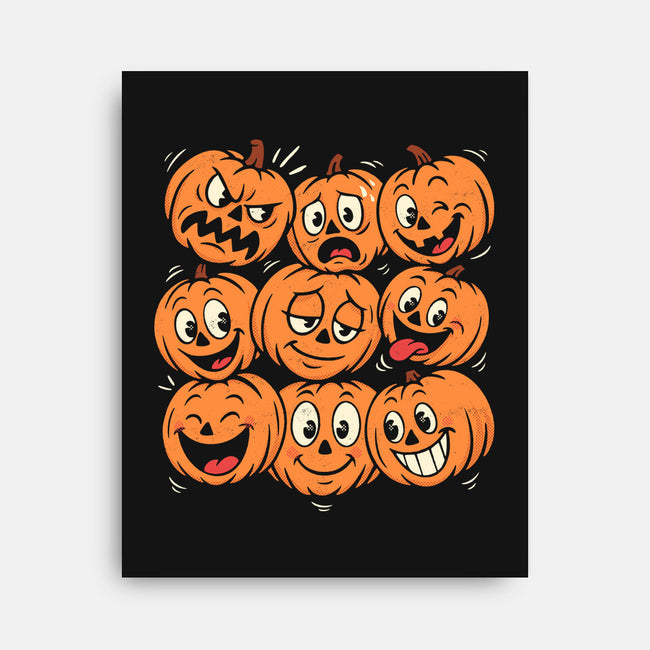 Pumpkim Doodle-None-Stretched-Canvas-Marinho