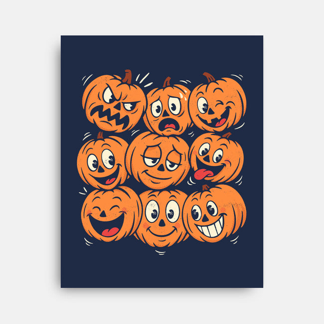 Pumpkim Doodle-None-Stretched-Canvas-Marinho