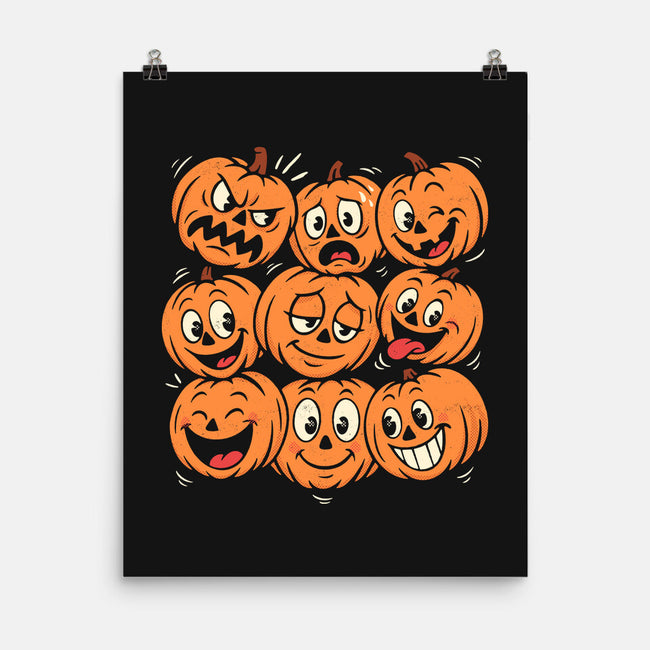 Pumpkim Doodle-None-Matte-Poster-Marinho