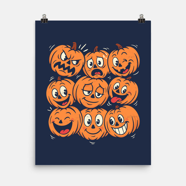 Pumpkim Doodle-None-Matte-Poster-Marinho