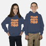 Pumpkim Doodle-Youth-Pullover-Sweatshirt-Marinho
