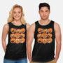 Pumpkim Doodle-Unisex-Basic-Tank-Marinho