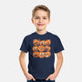 Pumpkim Doodle-Youth-Basic-Tee-Marinho