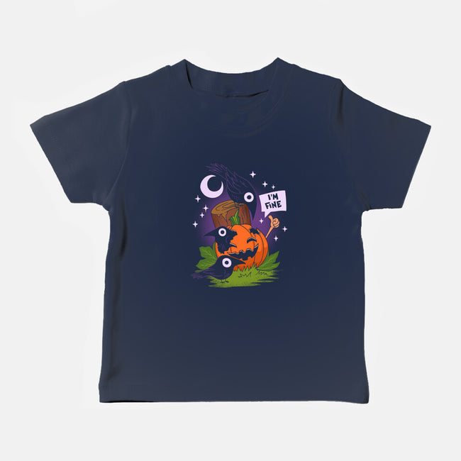 I'm Fine Fall-Baby-Basic-Tee-sachpica