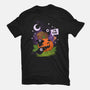 I'm Fine Fall-Womens-Fitted-Tee-sachpica