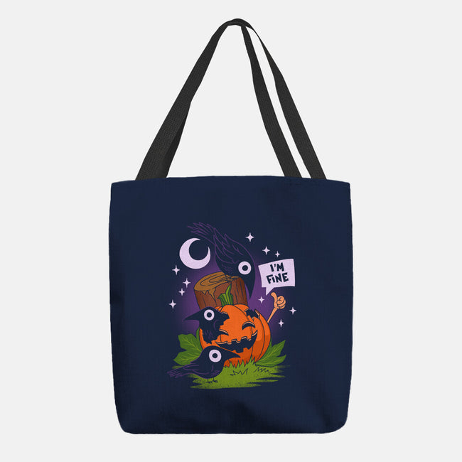 I'm Fine Fall-None-Basic Tote-Bag-sachpica
