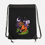 I'm Fine Fall-None-Drawstring-Bag-sachpica