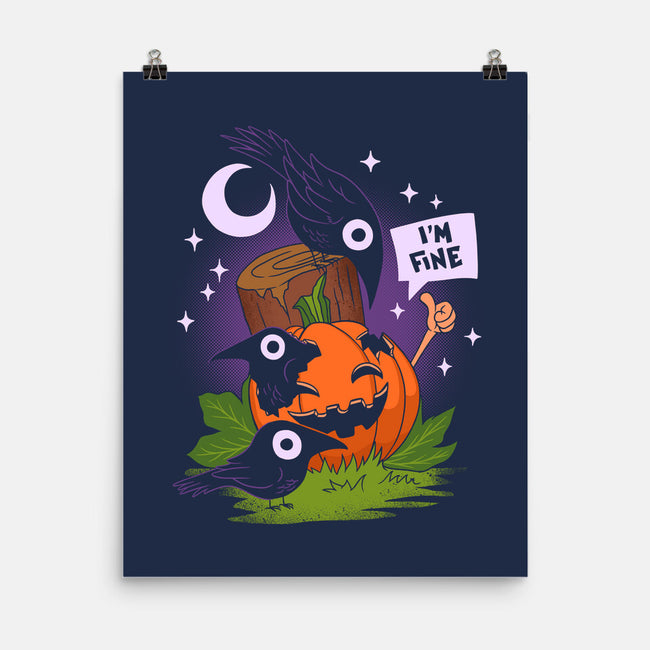 I'm Fine Fall-None-Matte-Poster-sachpica