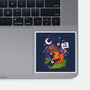 I'm Fine Fall-None-Glossy-Sticker-sachpica