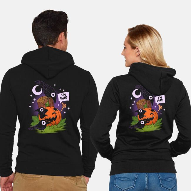 I'm Fine Fall-Unisex-Zip-Up-Sweatshirt-sachpica