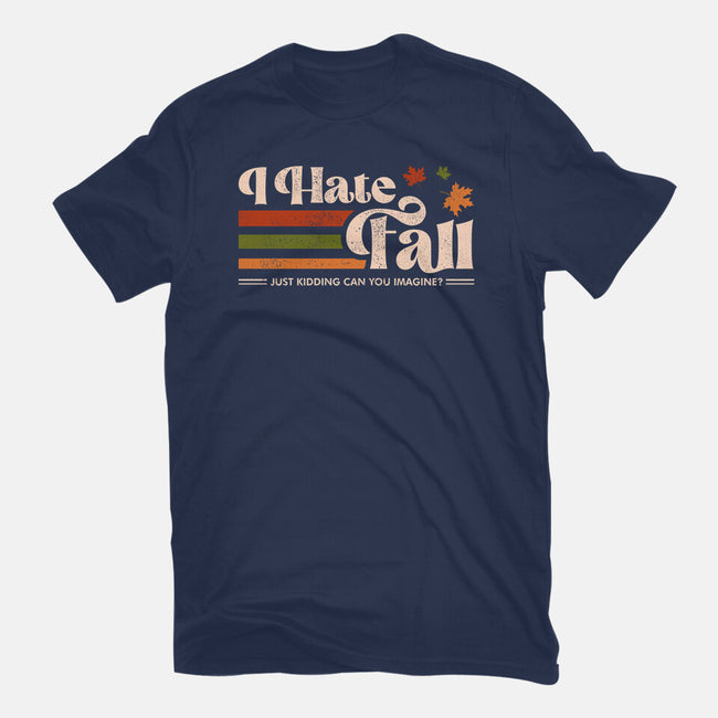 I Hate Fall-Womens-Fitted-Tee-sachpica