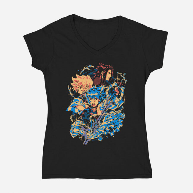 Always Be In My Heart-Womens-V-Neck-Tee-Estudio Horta