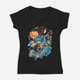 Always Be In My Heart-Womens-V-Neck-Tee-Estudio Horta