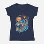 Always Be In My Heart-Womens-V-Neck-Tee-Estudio Horta