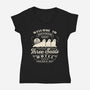 Three Seals Motel Emblem-Womens-V-Neck-Tee-LAGELANTEE