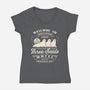 Three Seals Motel Emblem-Womens-V-Neck-Tee-LAGELANTEE