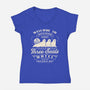 Three Seals Motel Emblem-Womens-V-Neck-Tee-LAGELANTEE