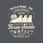 Three Seals Motel Emblem-Mens-Heavyweight-Tee-LAGELANTEE