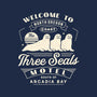 Three Seals Motel Emblem-Unisex-Pullover-Sweatshirt-LAGELANTEE