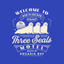 Three Seals Motel Emblem-Mens-Heavyweight-Tee-LAGELANTEE