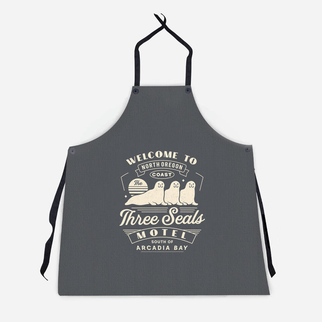 Three Seals Motel Emblem-Unisex-Kitchen-Apron-LAGELANTEE