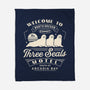 Three Seals Motel Emblem-None-Fleece-Blanket-LAGELANTEE