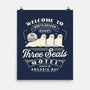 Three Seals Motel Emblem-None-Matte-Poster-LAGELANTEE