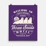 Three Seals Motel Emblem-None-Matte-Poster-LAGELANTEE