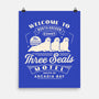 Three Seals Motel Emblem-None-Matte-Poster-LAGELANTEE