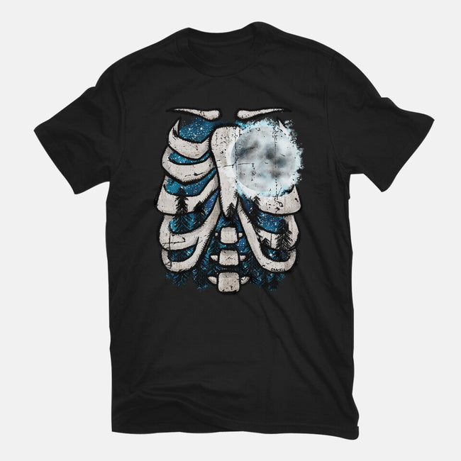 Heart Of The Forest-Womens-Fitted-Tee-JanGrackleArt