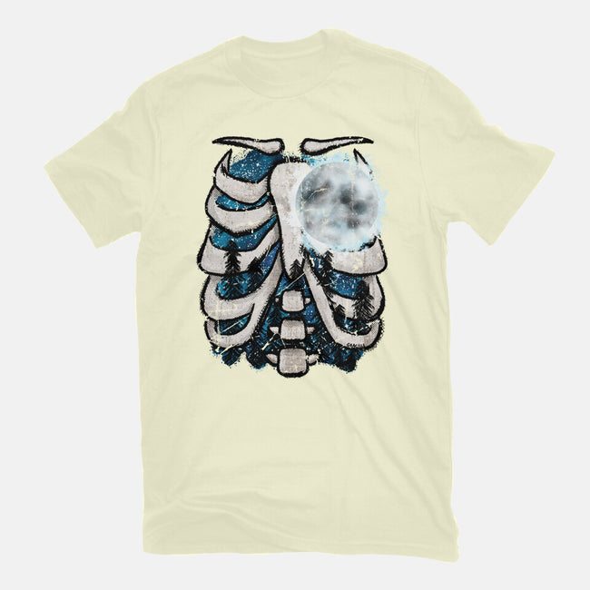 Heart Of The Forest-Mens-Basic-Tee-JanGrackleArt