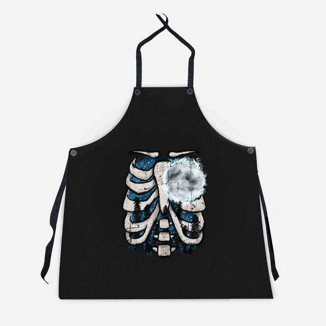 Heart Of The Forest-Unisex-Kitchen-Apron-JanGrackleArt