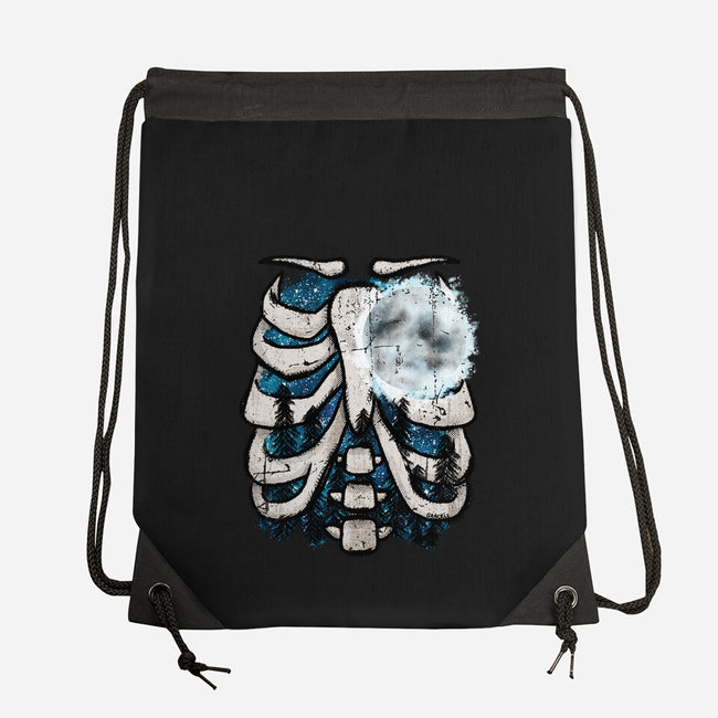 Heart Of The Forest-None-Drawstring-Bag-JanGrackleArt