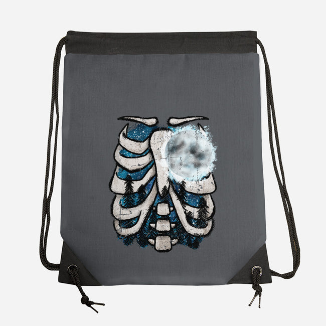 Heart Of The Forest-None-Drawstring-Bag-JanGrackleArt