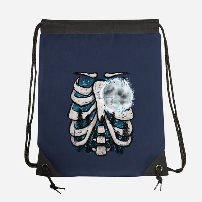 Heart Of The Forest-None-Drawstring-Bag-JanGrackleArt