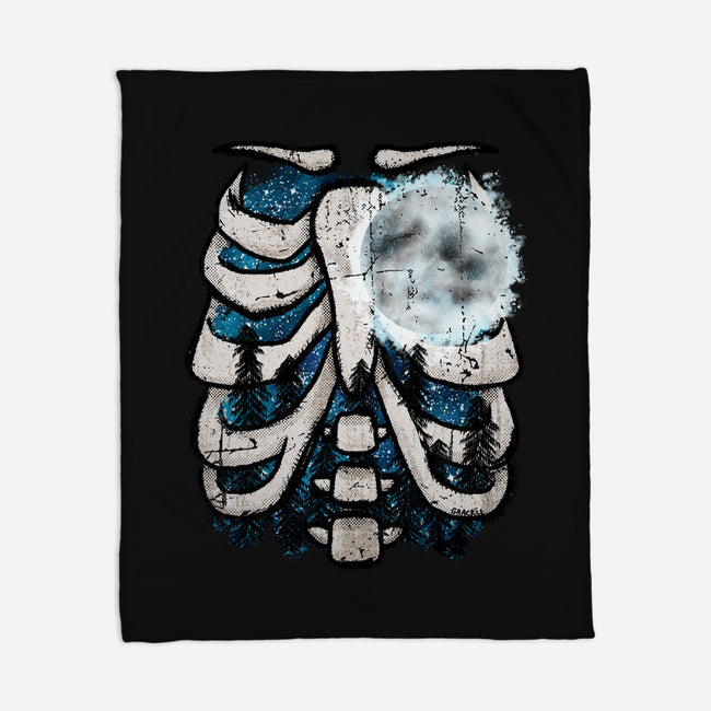 Heart Of The Forest-None-Fleece-Blanket-JanGrackleArt