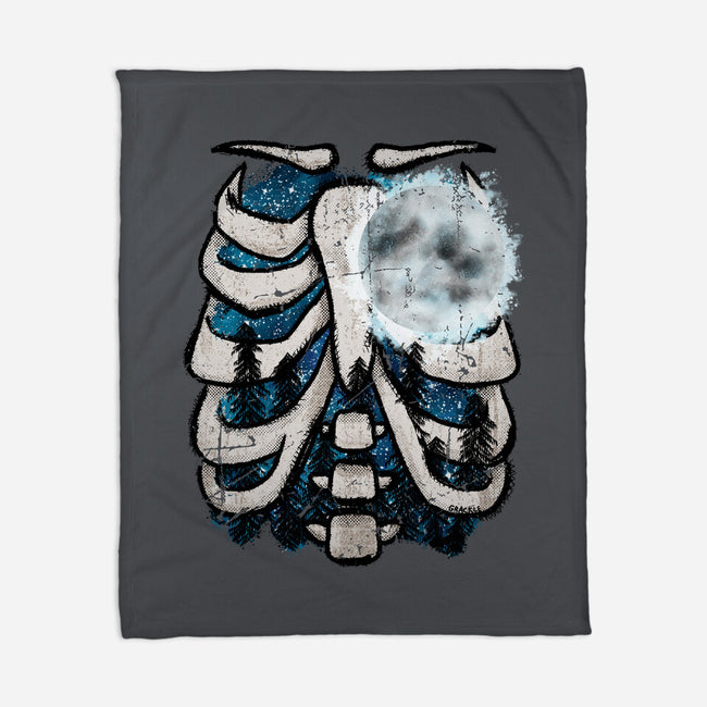Heart Of The Forest-None-Fleece-Blanket-JanGrackleArt