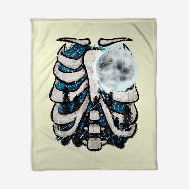 Heart Of The Forest-None-Fleece-Blanket-JanGrackleArt