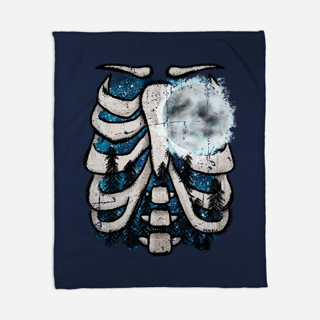 Heart Of The Forest-None-Fleece-Blanket-JanGrackleArt