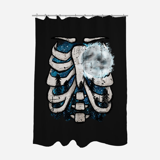 Heart Of The Forest-None-Polyester-Shower Curtain-JanGrackleArt