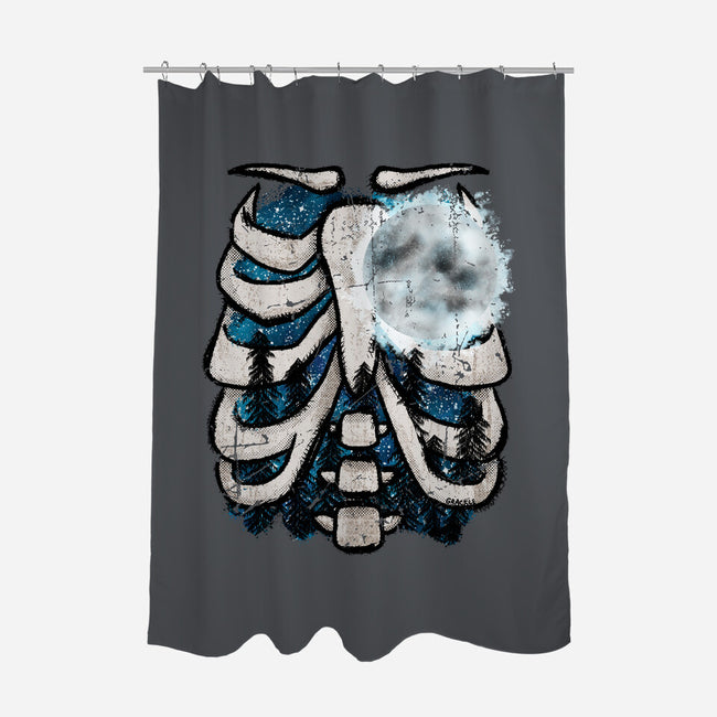 Heart Of The Forest-None-Polyester-Shower Curtain-JanGrackleArt