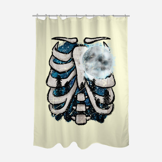 Heart Of The Forest-None-Polyester-Shower Curtain-JanGrackleArt