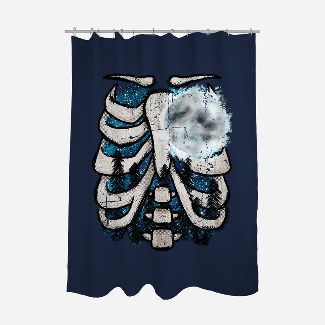 Heart Of The Forest-None-Polyester-Shower Curtain-JanGrackleArt