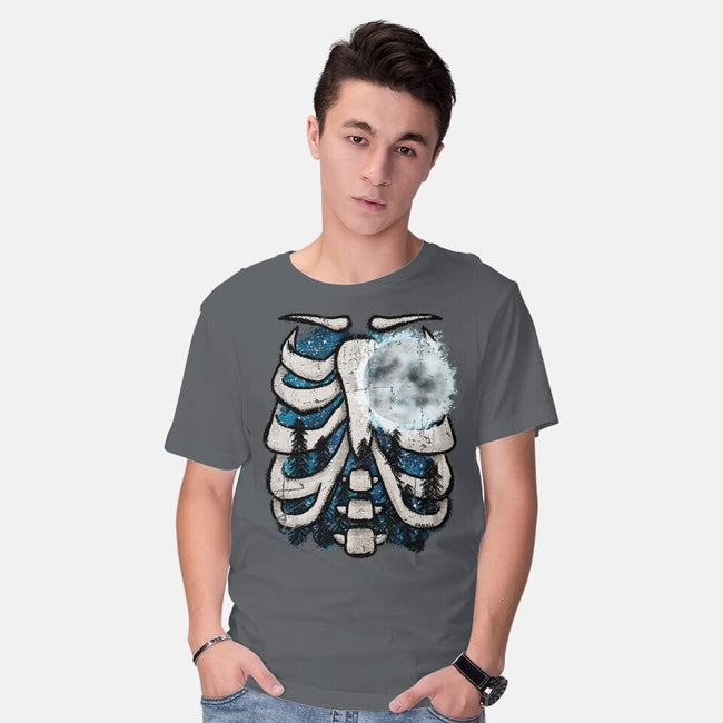 Heart Of The Forest-Mens-Basic-Tee-JanGrackleArt