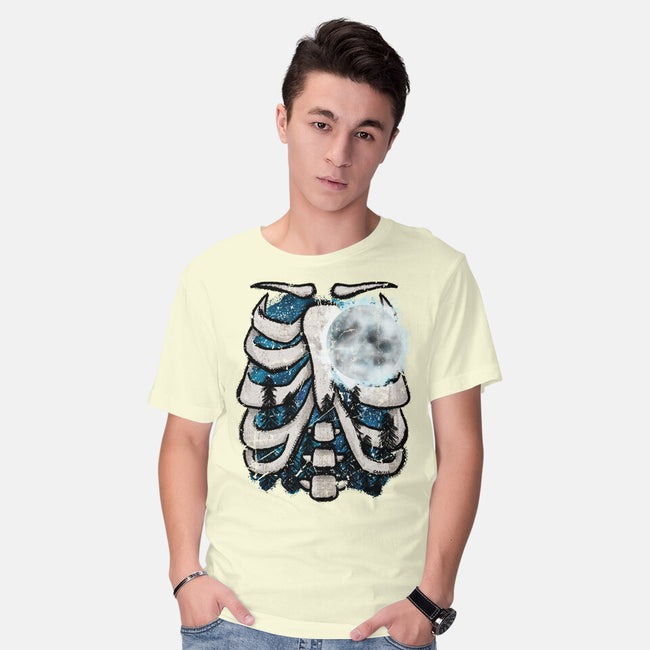 Heart Of The Forest-Mens-Basic-Tee-JanGrackleArt
