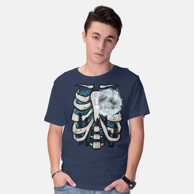 Heart Of The Forest-Mens-Basic-Tee-JanGrackleArt