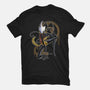 Musical Cartographer-Womens-Fitted-Tee-JanGrackleArt