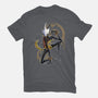 Musical Cartographer-Womens-Fitted-Tee-JanGrackleArt