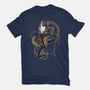 Musical Cartographer-Womens-Fitted-Tee-JanGrackleArt